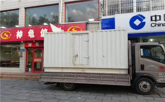 大渡口出租发电机施工案例
